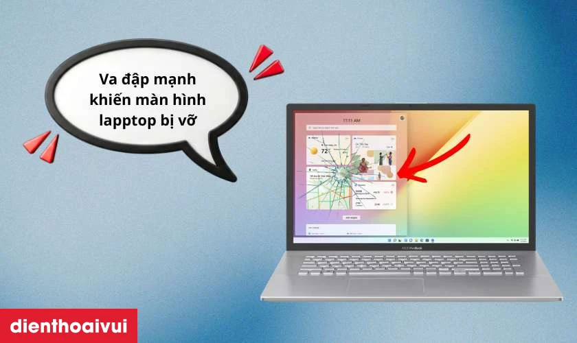 Nguy&ecirc;n nh&acirc;n cần thay m&agrave;n h&igrave;nh laptop Asus VivoBook X771