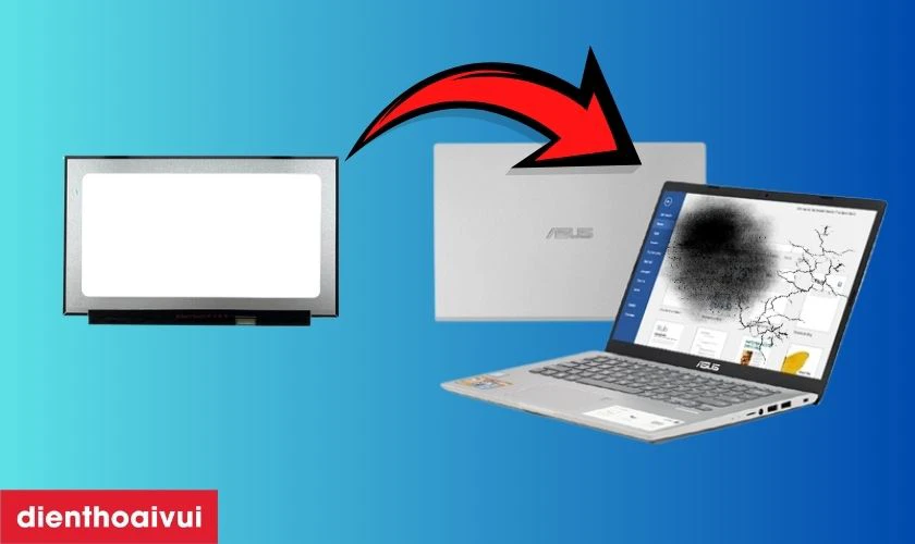 Laptop Asus X409JA bị hỏng m&agrave;n h&igrave;nh, n&ecirc;n sửa hay thay mới?