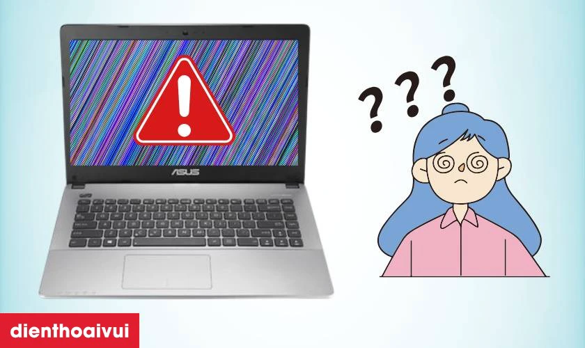 Laptop Asus X455L bị hỏng m&agrave;n h&igrave;nh, n&ecirc;n sửa hay thay mới?