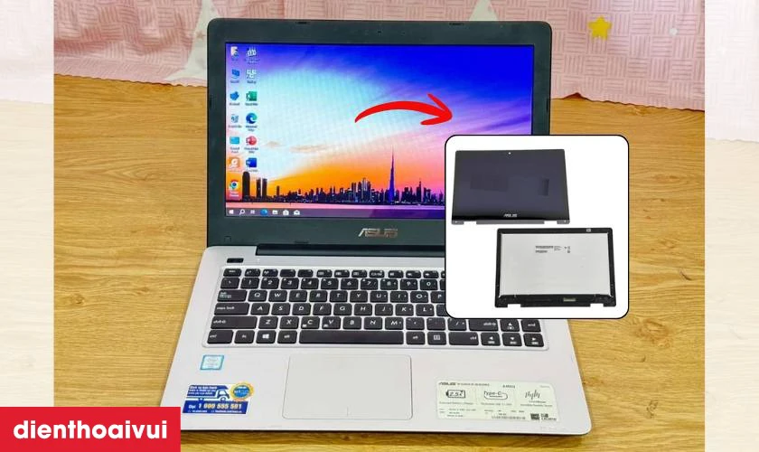 Nguy&ecirc;n nh&acirc;n cần thay m&agrave;n h&igrave;nh laptop Asus X456