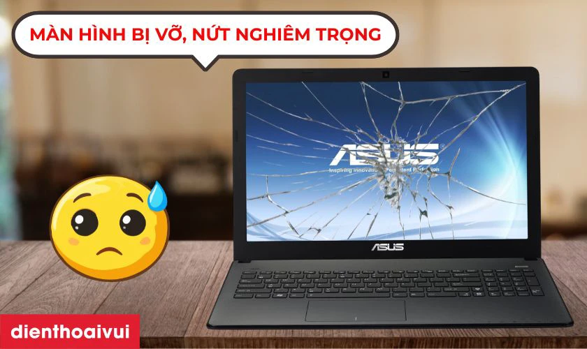 Dấu hiệu cần thay m&agrave;n h&igrave;nh laptop Asus X55