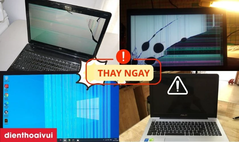 Laptop Asus bị hỏng m&agrave;n h&igrave;nh, n&ecirc;n sửa hay thay mới?