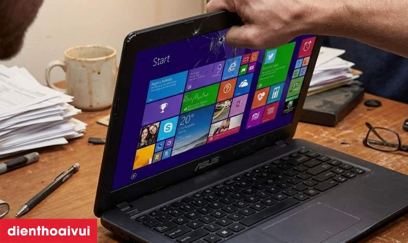 Nguy&ecirc;n nh&acirc;n cần thay m&agrave;n h&igrave;nh laptop Asus X753SJ