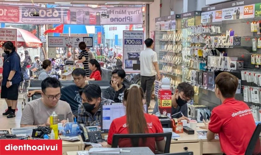 Quy tr&igrave;nh thay m&agrave;n h&igrave;nh laptop Asus chuy&ecirc;n nghiệp tại Điện Thoại Vui