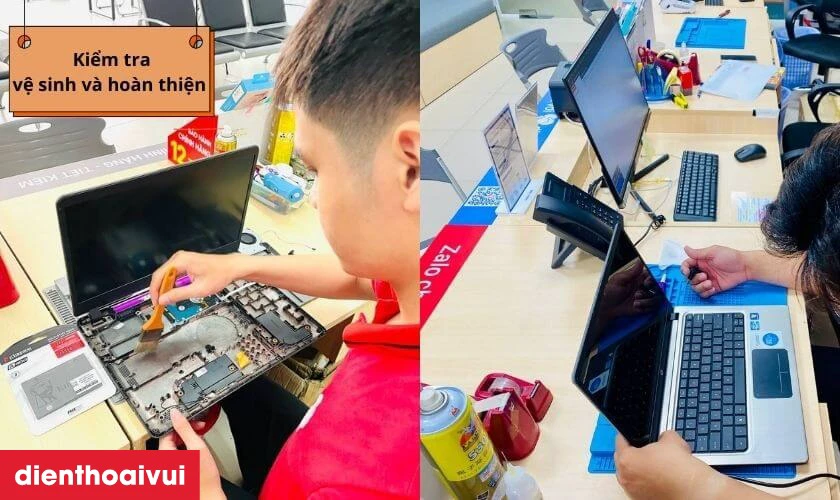 Kiểm tra hoạt động của màn hình ổn định trước khi lắp ráp hoàn thiện