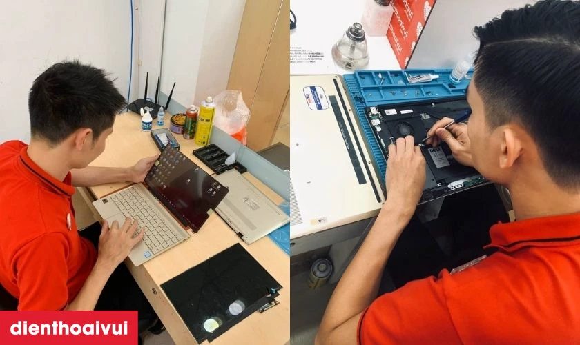 Thay thế màn hình laptop Dell Inspiron 14 3468 mới cho khách hàng