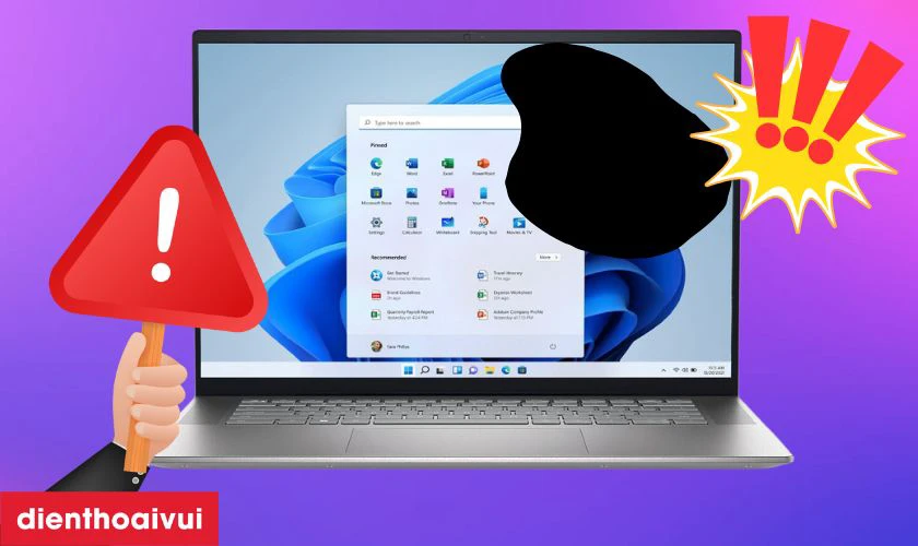 Dấu hiệu cần thay màn hình laptop Dell Inspiron 16 5620