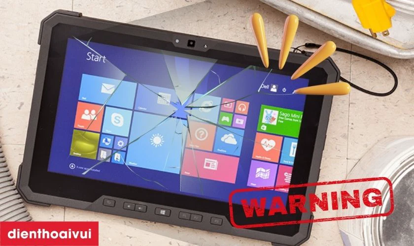 Dấu hiệu cần thay màn hình laptop Dell Latitude 12 Rugged Extreme Tablet 7202