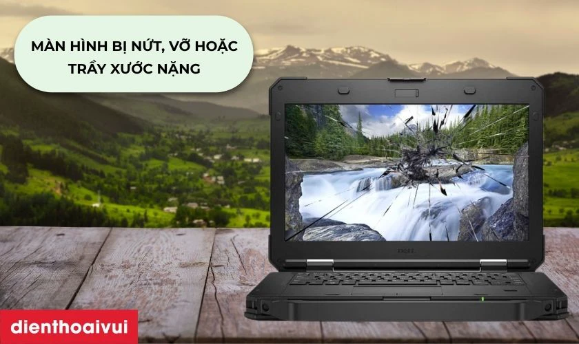 Dấu hiệu cần thay màn hình laptop Dell Latitude 14 Rugged 5414