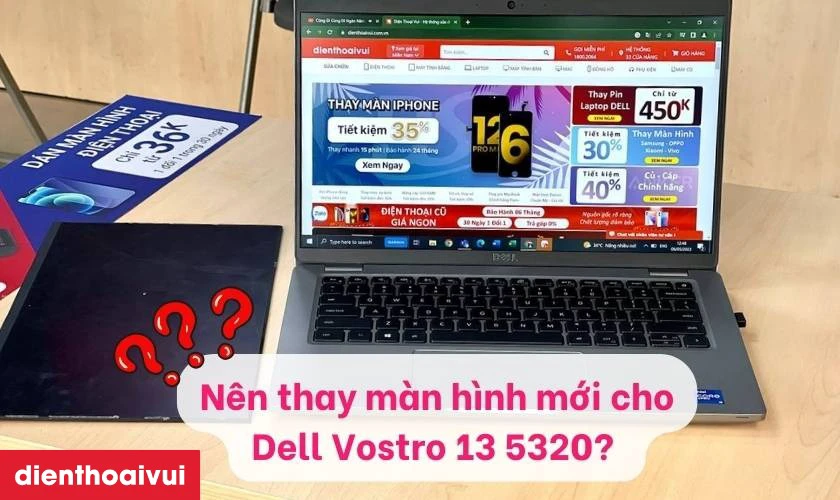 Thay mới màn hình Dell Vostro 13 5320 