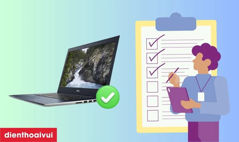 Máy sau thay sửa màn hình mới sẽ được bàn giao để bạn kiểm tra lại lần nữa