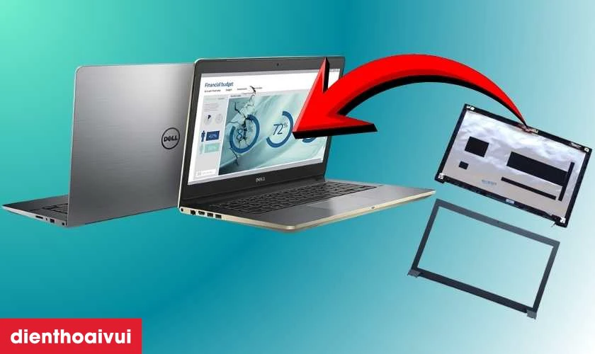 Laptop Dell bị hỏng m&agrave;n h&igrave;nh &ndash; n&ecirc;n sửa hay thay mới?
