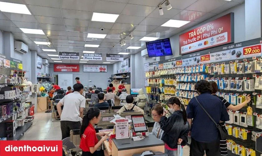 Nhân viên sẽ hỗ trợ bàn giao lại máy