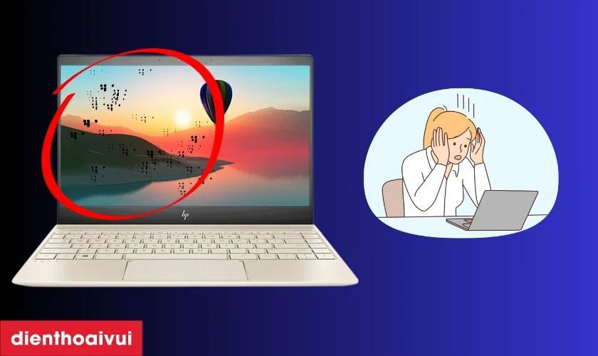 Dấu hiệu cần thay màn hình laptop HP Envy 13 AD158TU