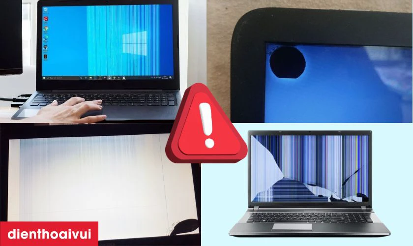 Cách nhận biết màn hình laptop HP Envy 13A bị hỏng