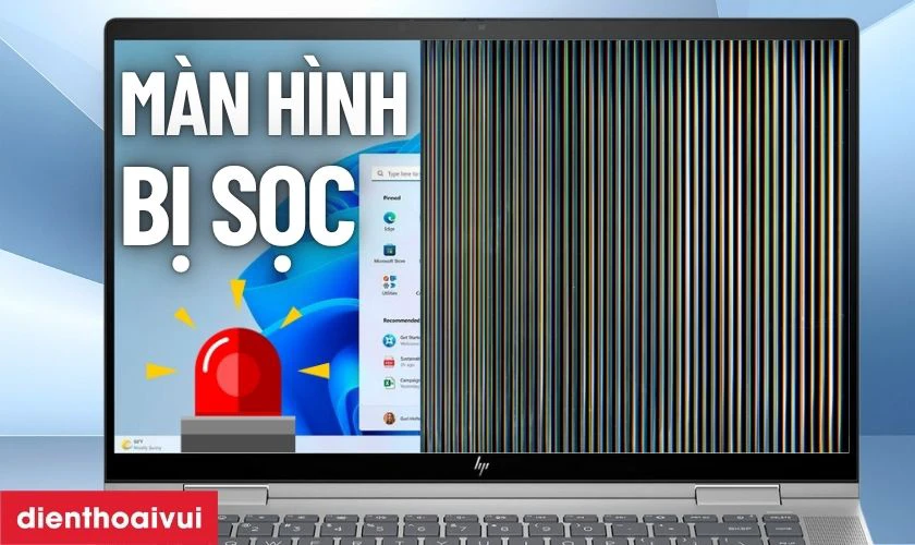 Cách nhận biết màn hình laptop HP Envy Notebook bị hỏng