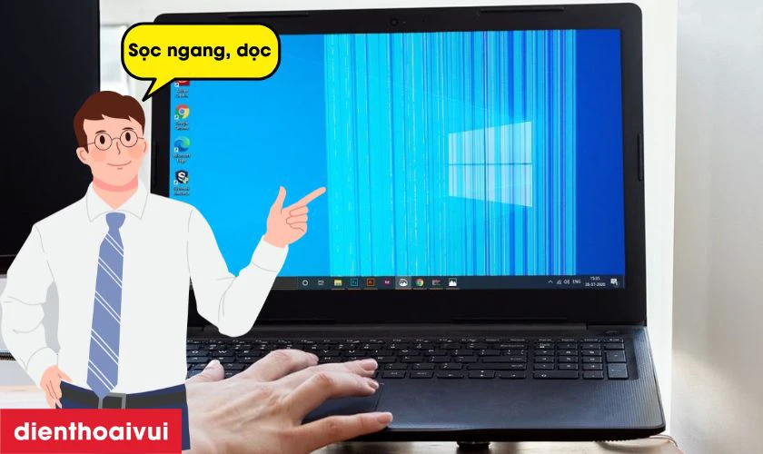 Cách nhận biết màn hình laptop HP HSTNN bị hỏng