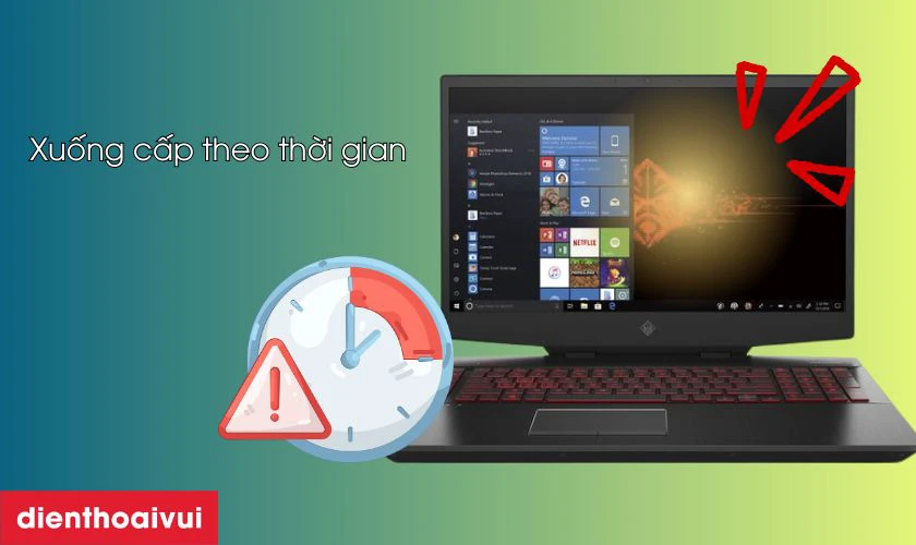 Nguyên nhân khiến màn hình laptop HP Omen 17-AN120NR nhanh hỏng