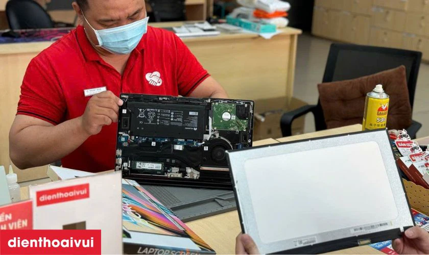 Giải ph&aacute;p thay m&agrave;n h&igrave;nh laptop HP Pavilion 14 AB127TX ch&iacute;nh h&atilde;ng tại Điện Thoại Vui