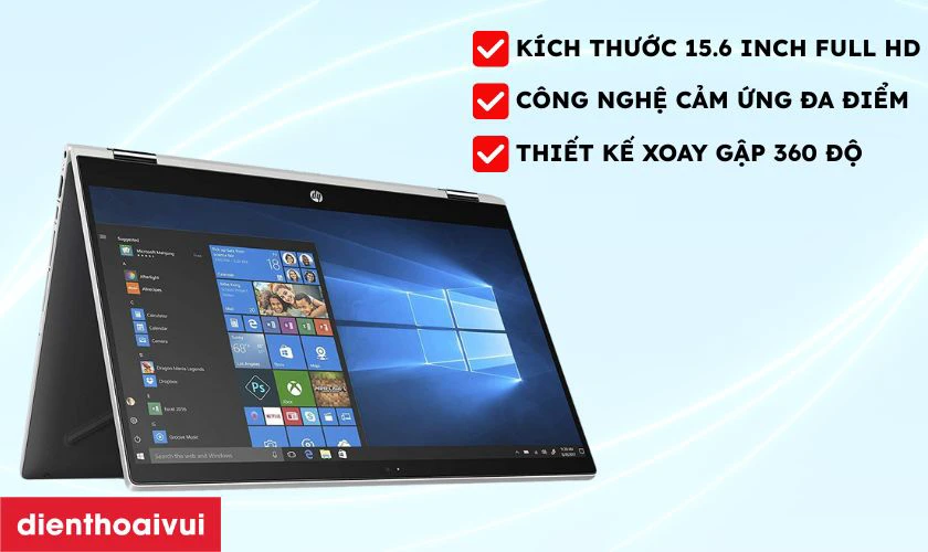 Đặc điểm nổi bật của m&agrave;n h&igrave;nh HP Pavilion X360 15 CR0087CL