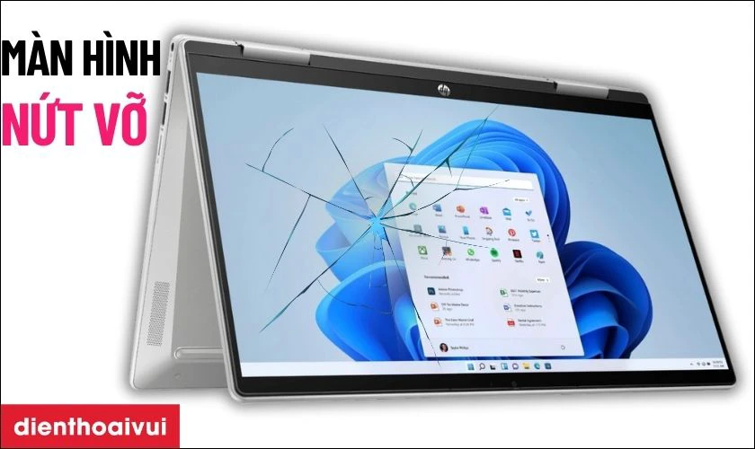 Dấu hiệu cần thay m&agrave;n h&igrave;nh laptop HP Pavilion X360 15 CR0088CL