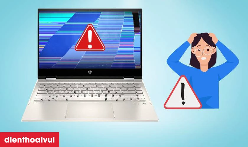 Thay m&agrave;n h&igrave;nh laptop HP Pavilion X360 Convertible 14 DW1010WM