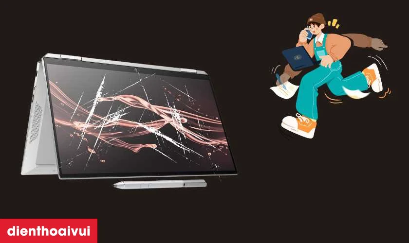 Nguyên nhân khiến màn hình laptop HP Spectre X360 13 AE516TU nhanh hỏng
