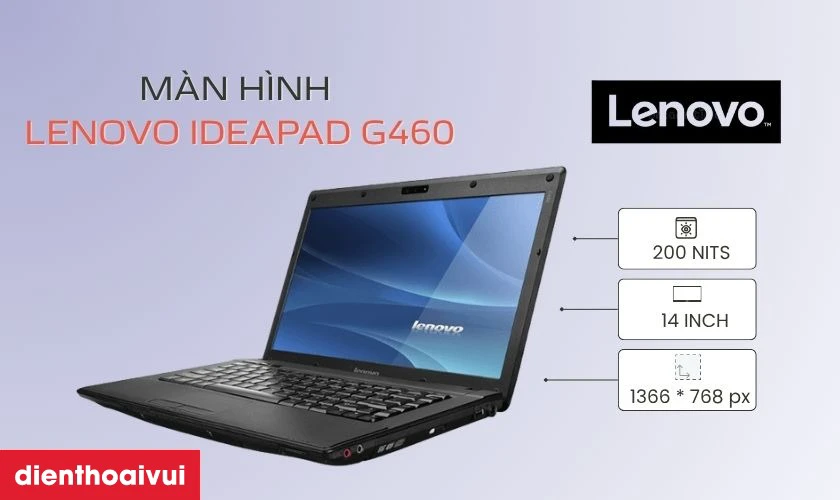 Thay màn hình laptop Lenovo Ideapad G460