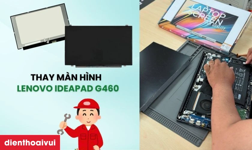 Dấu hiệu cần thay màn hình laptop Lenovo Ideapad G460