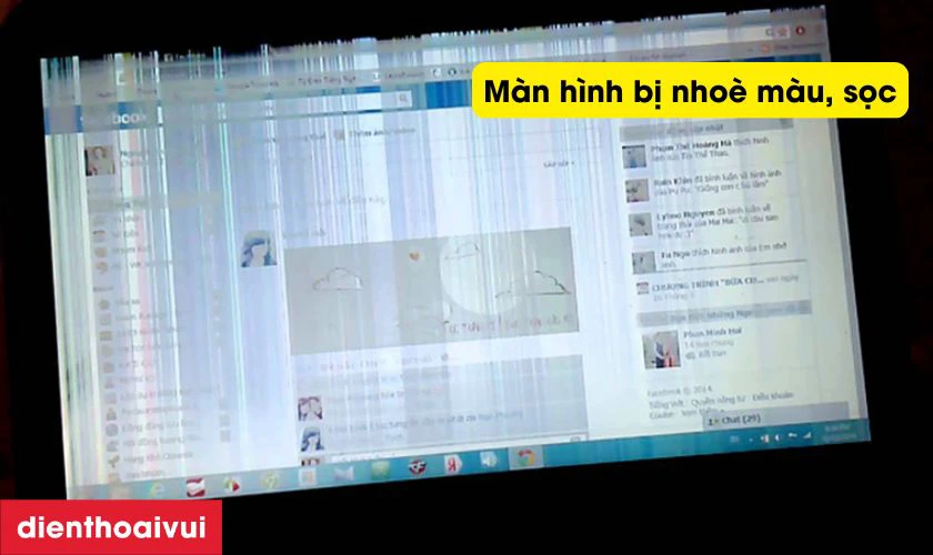 Dấu hiệu cần thay màn hình laptop Lenovo Yoga 500
