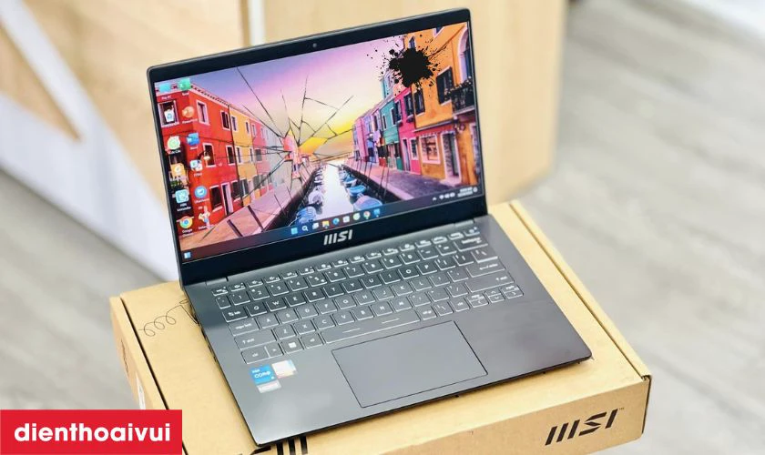 Dấu hiệu cần thay màn hình laptop MSI Modern 14 C13M