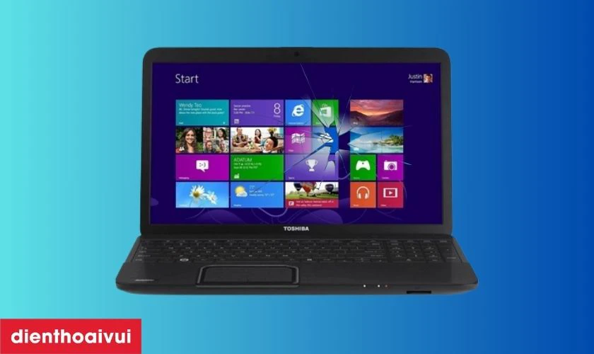 Dấu hiệu cần thay màn hình laptop Toshiba Satellite C850