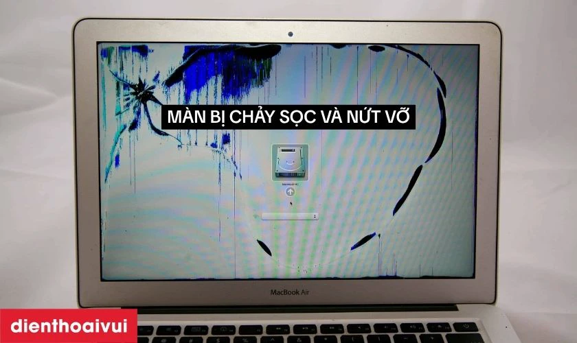 Dấu hiệu màn hình MacBook Air 2013 13 inch A1466 bị hỏng cần thay