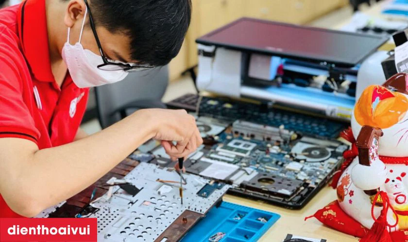 Quy trình thay màn hình MacBook Air 2018 13 inch A1932 màn rời chính hãng GENA A+