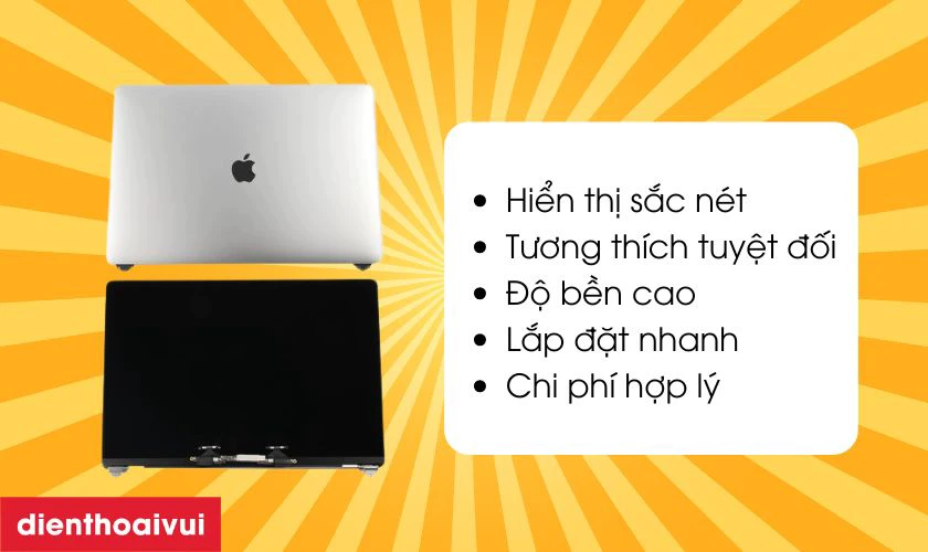 Đặc điểm nổi bật của màn hình Macbook Pro 15 inch 2017 A1707