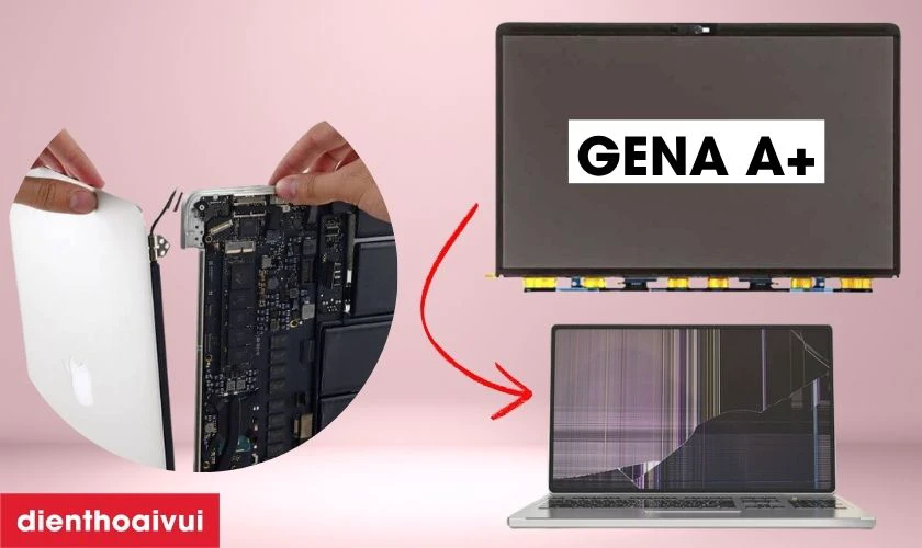 Vì sao nên chọn thay màn hình MacBook Pro 2016 13 inch A1706 màn rời chính hãng GENA A+