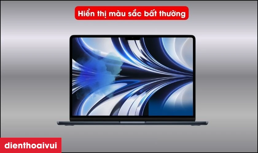 Hiển thị màu sắc bất thường
