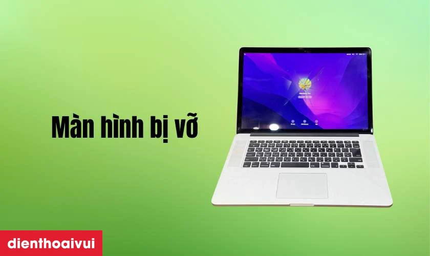 Những biểu hiện màn hình Macbook Retina 2015 bị hỏng