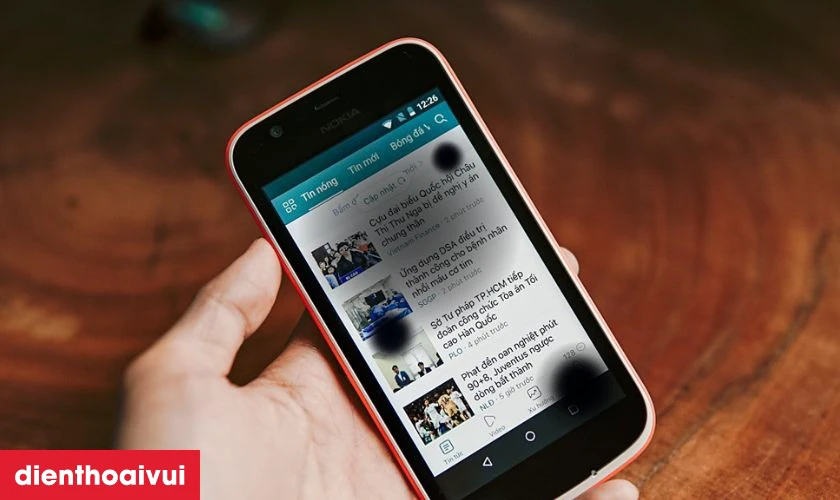 Chết điểm trên màn Nokia 1