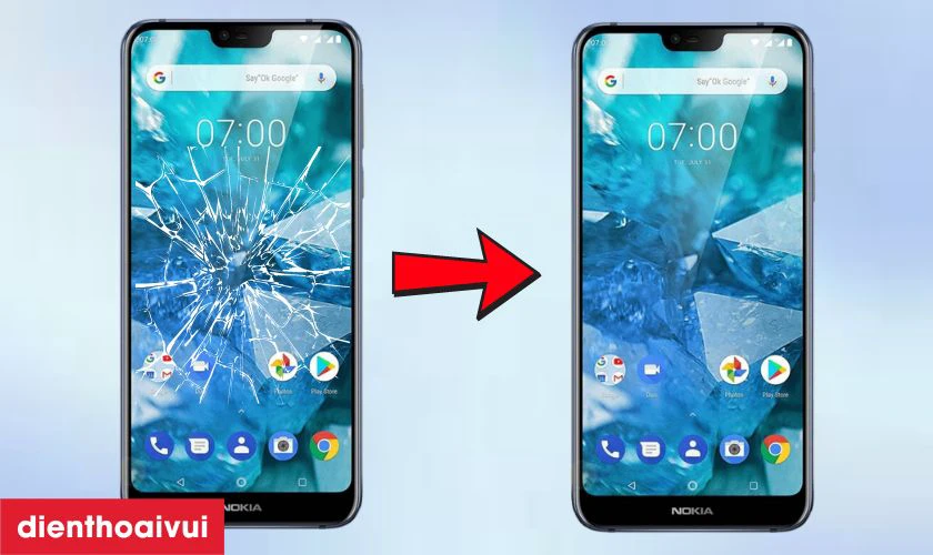 Có nên thay màn hình Nokia 7.1 Plus chính hãng Orizin không?