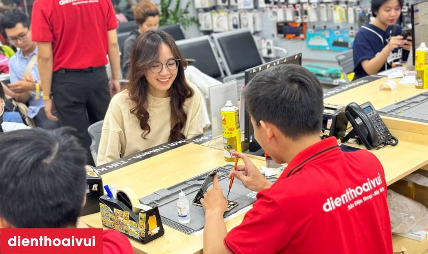 Cửa hàng thay màn hình Nokia 7.1 Plus chính hãng Orizin lấy liền tại Điện Thoại Vui
