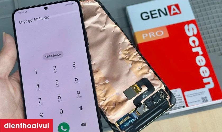 Sau khi thay xong, máy sẽ được test kỹ các chức năng