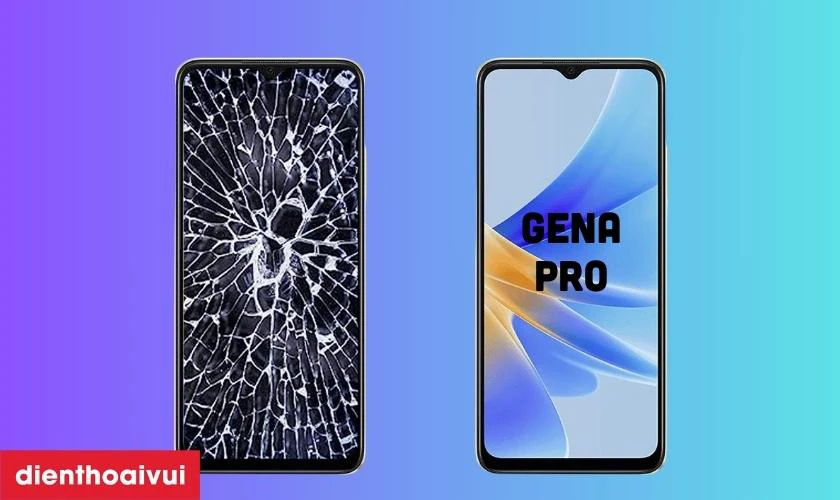 Màn hình Oppo A17k chính hãng GENA loại Pro là gì?