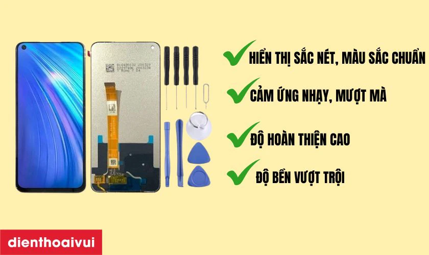Màn hình chính hãng GENA loại Pro thay cho Oppo A53s có tốt không?