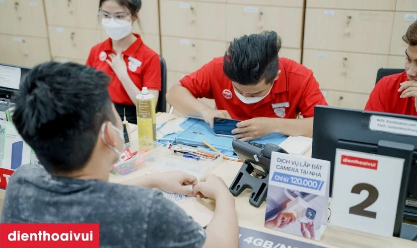 Cửa hàng thay màn hình OPPO A5s hãng Safety lấy liền Điện Thoại Vui