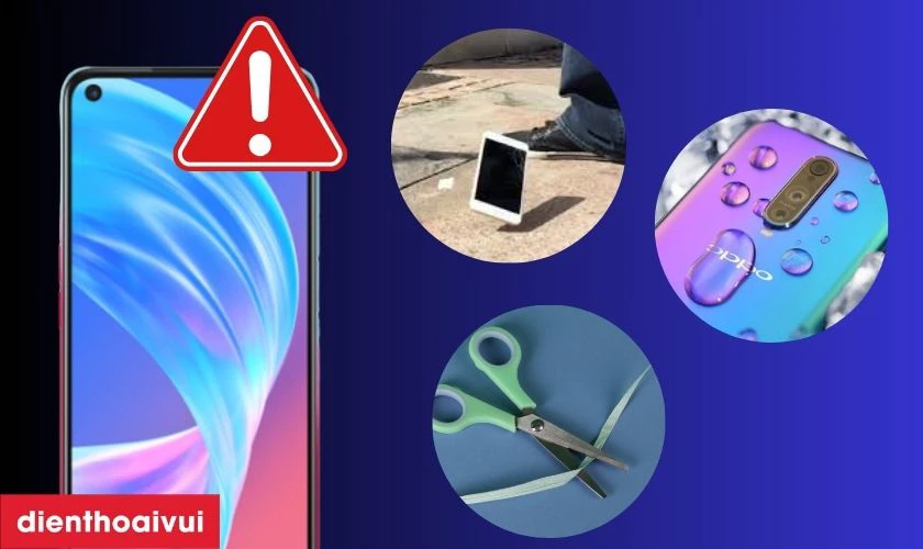 Nguyên nhân hư hỏng màn hình OPPO A72