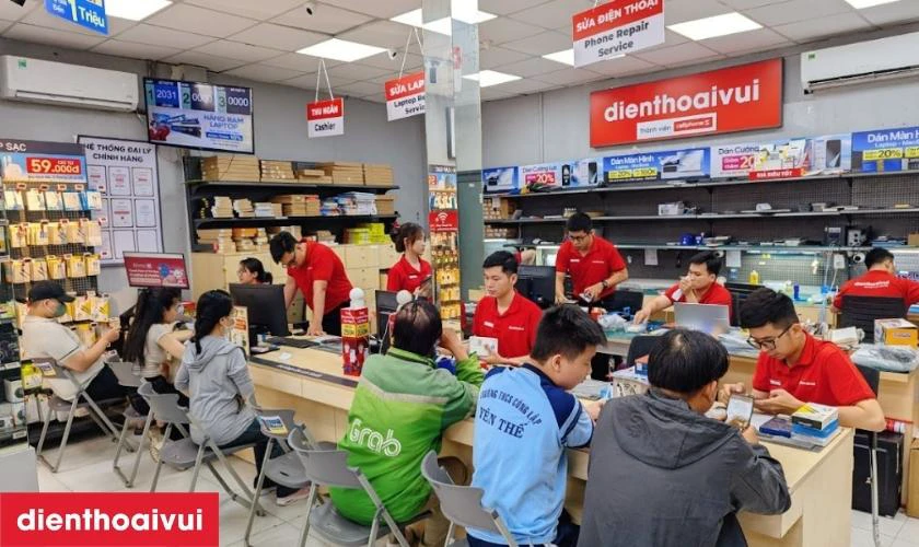 Quy trình thay màn hình Oppo A74 chuyên nghiệp lấy liền tại Điện Thoại Vui