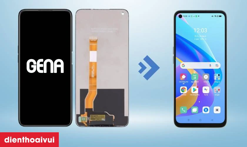 Màn hình chính hãng GENA loại Pro thay cho Oppo A76 có tốt không