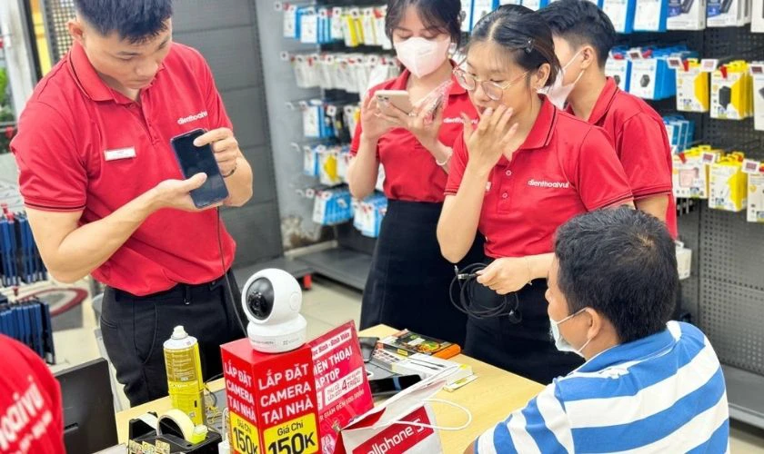 Quy trình thay màn hình OPPO quận Nam Từ Liêm tại Điện Thoại Vui
