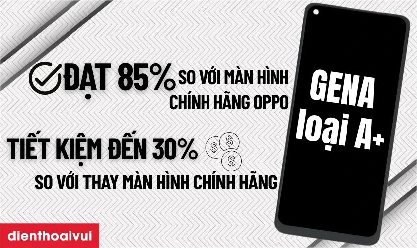 Màn hình GENA loại A+ thay cho Oppo Realme Q2 Pro 5G có tốt không?